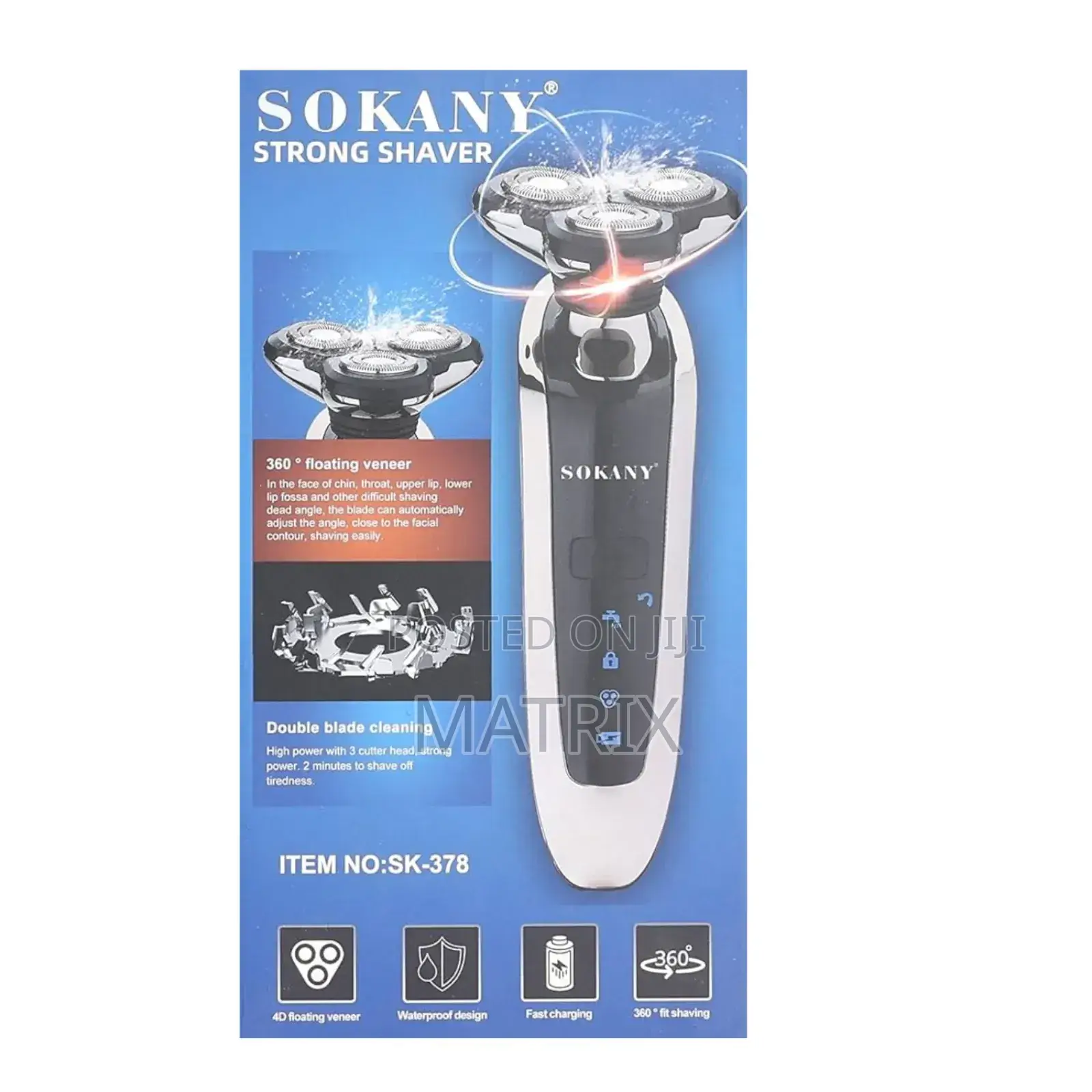 Sokany Electric Beared Smoother Hair Shaver for Men