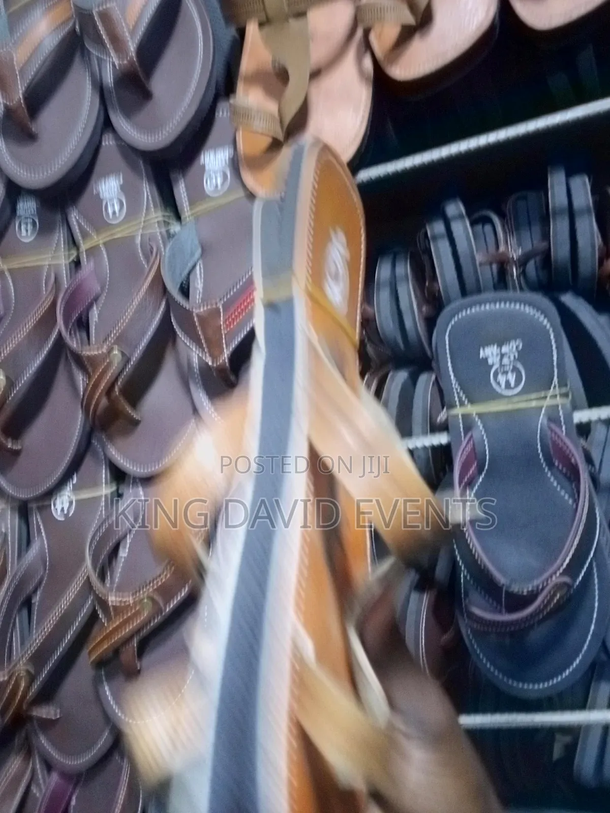 Open Women Leather African Craft Shoes