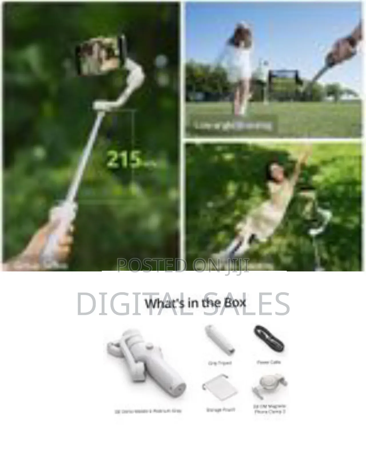 Dji Osmo Mobile 6, 3-Axis Phone Gimbal, Object Tracking, Built-in Exod