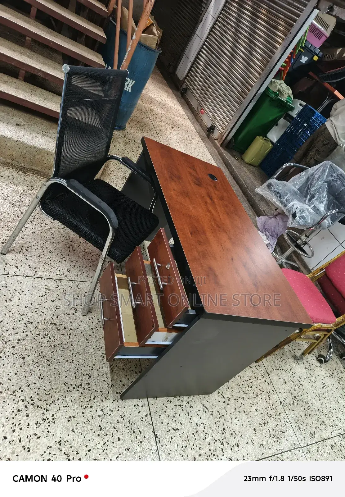A Set Office Desks and Table