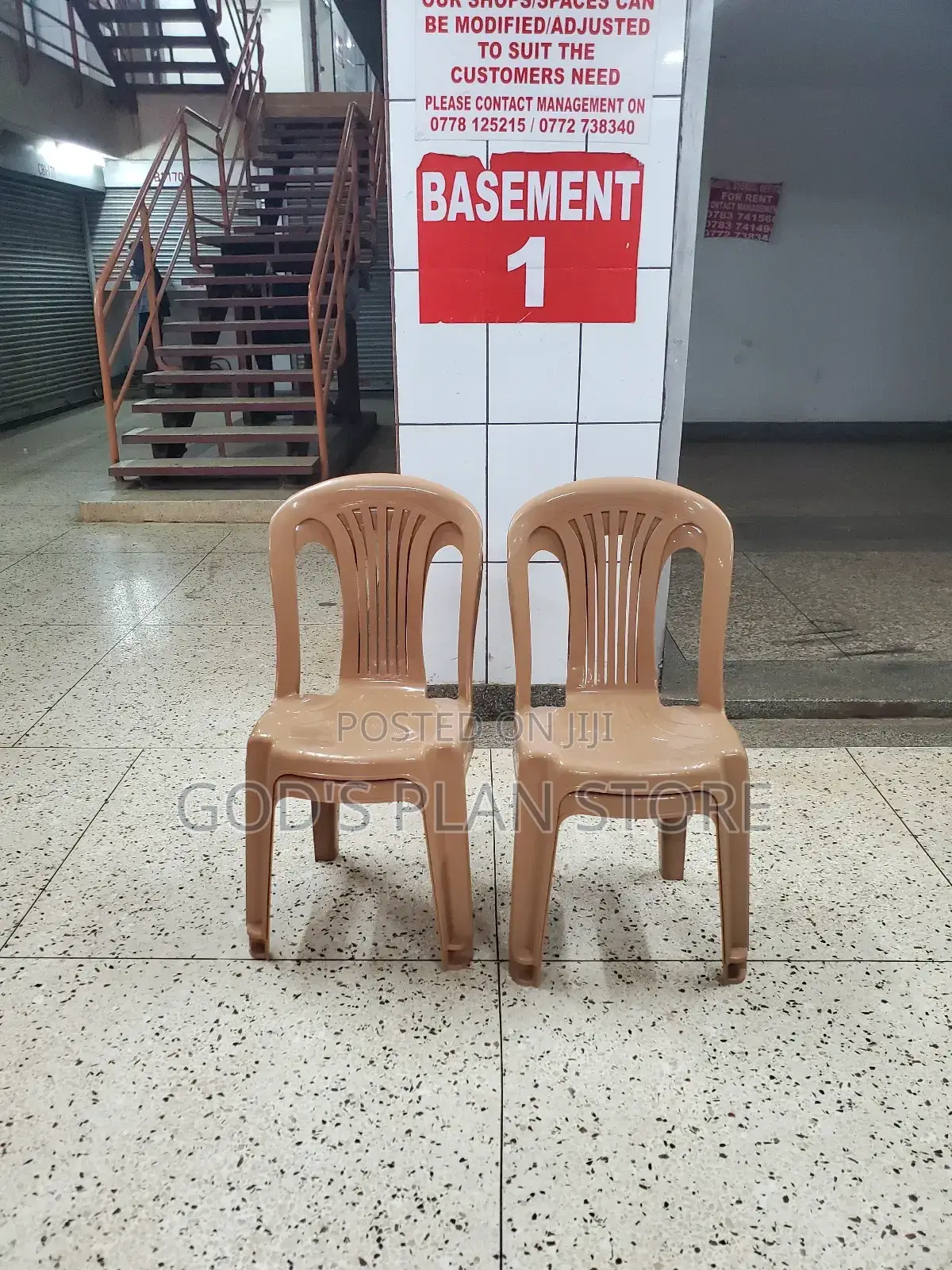 Beautiful Armless Plastic Chairs