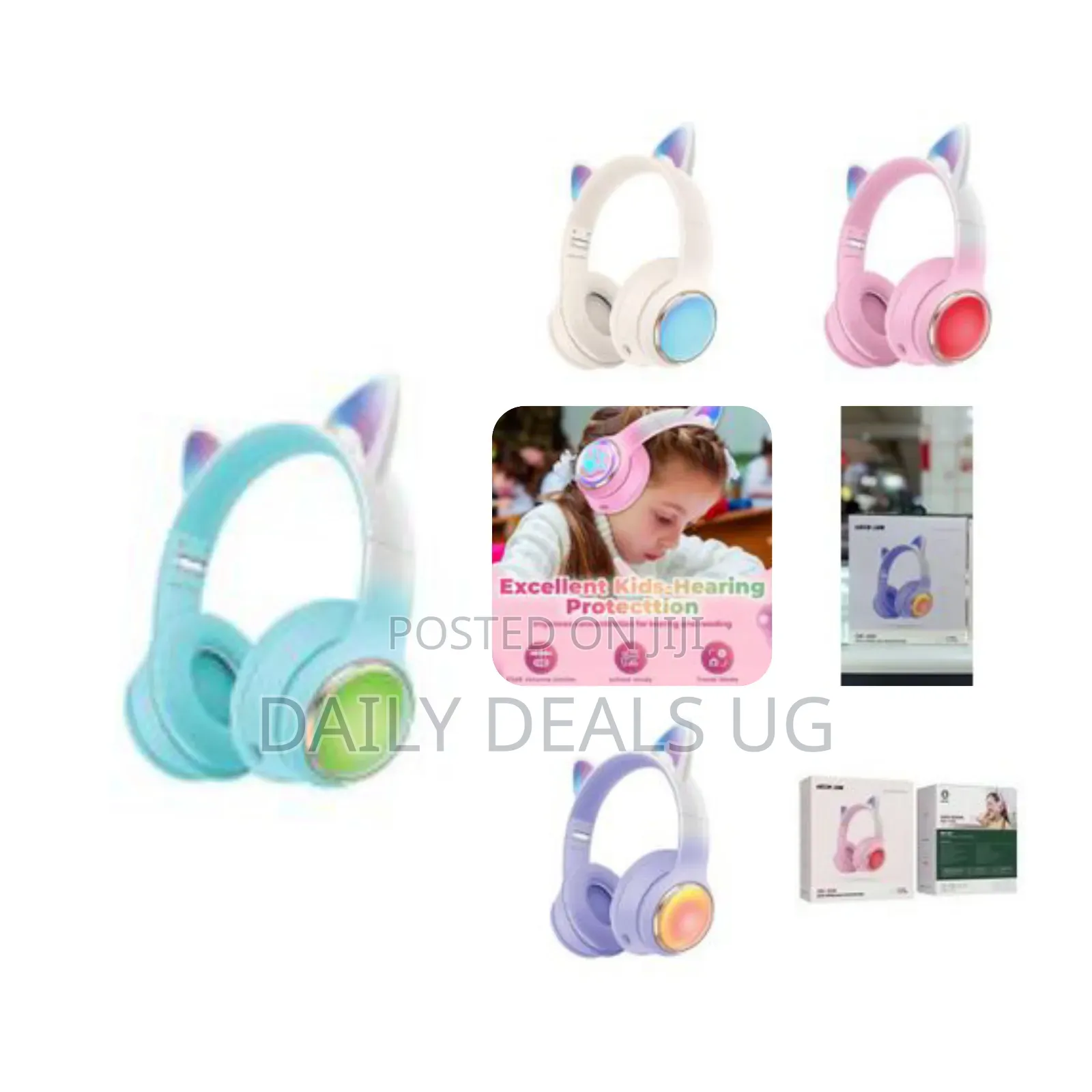 Green Lion Gk-400 Kids Wireless Headphones Bluetooth Gaming Gamer