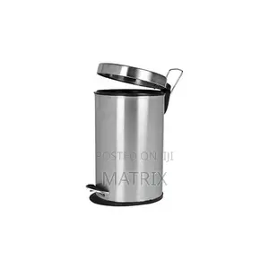 12l Stainless Padel Bin - Silver