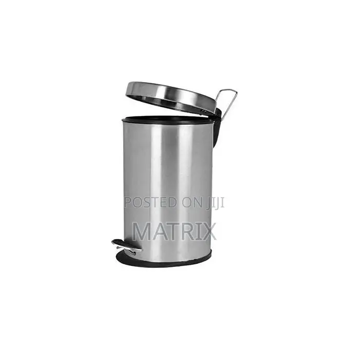 12l Stainless Padel Bin - Silver