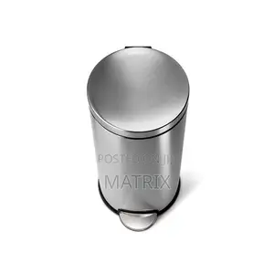 12l Stainless Padel Bin - Silver