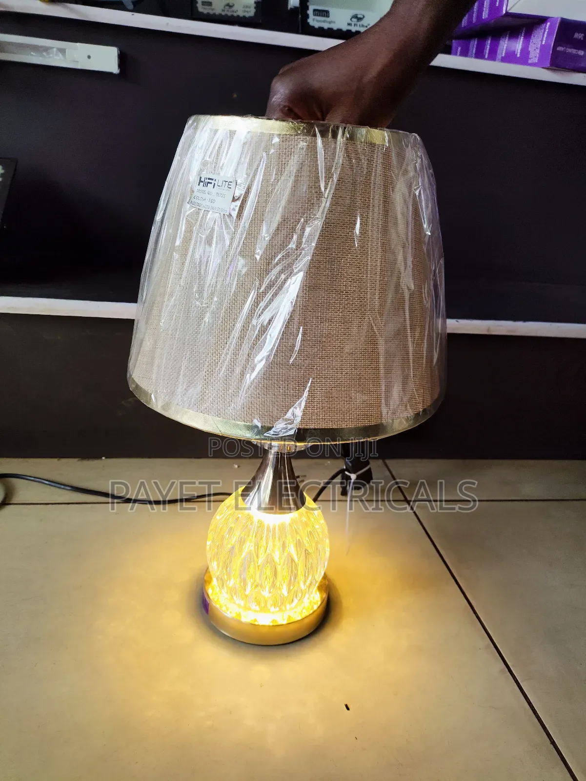 Bedside Lamp With Down Led Light