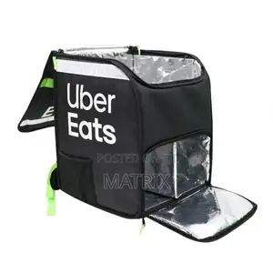 Insulated Food Delivery Bag Black Design May Vary