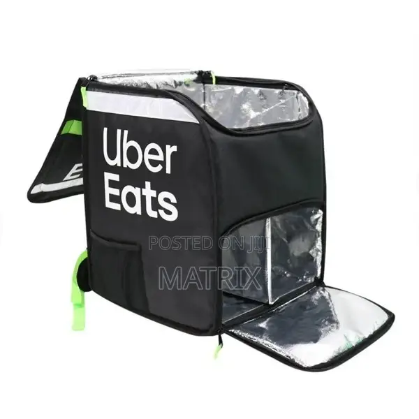 Insulated Food Delivery Bag Black Design May Vary