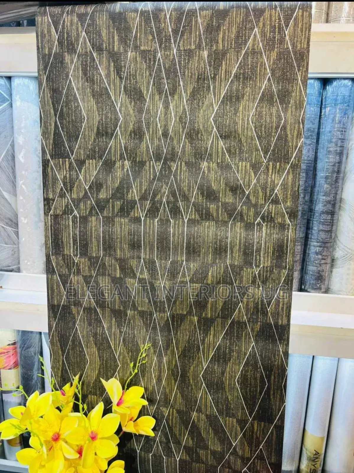 Elegant Wallpapers Wall Stickers Available for Shops and Saloons