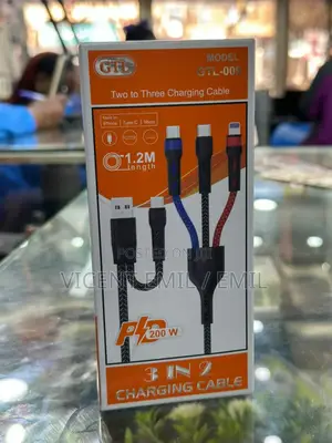 Two To Three Charging Cable  1.2m
