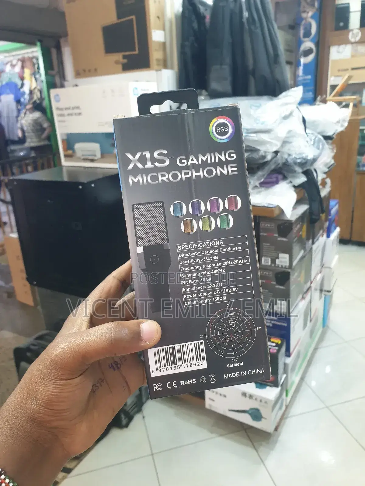 Xis Rgb Gaming Microphone