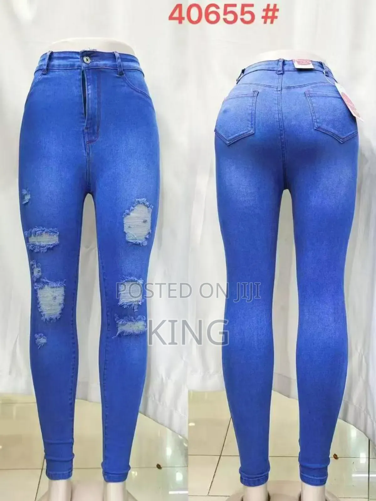 Fancy WMNS Damage Jeans