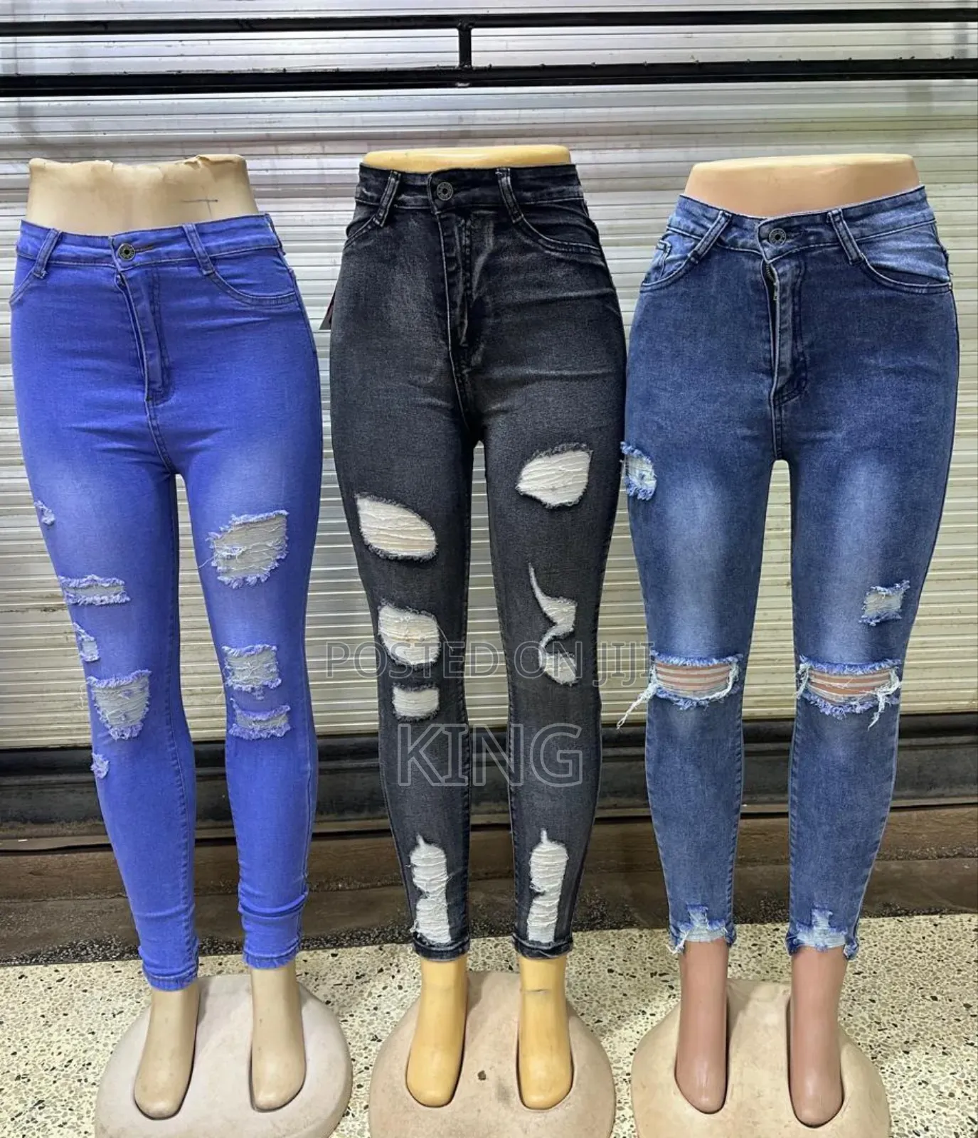 Fancy WMNS Damage Jeans
