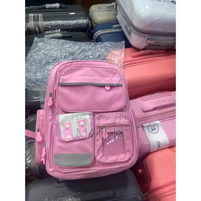 School Bag for Teenage Kids Boys and Girls-Purple/Pink