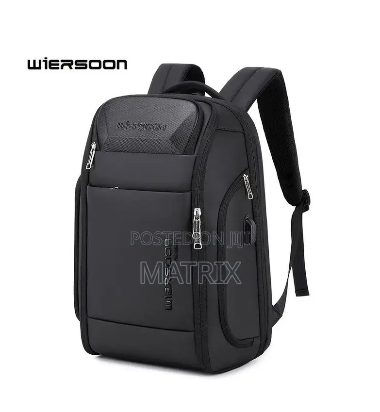 Expandable Laptop Backpack Usb Port Waterproof Multi-Functional Bag