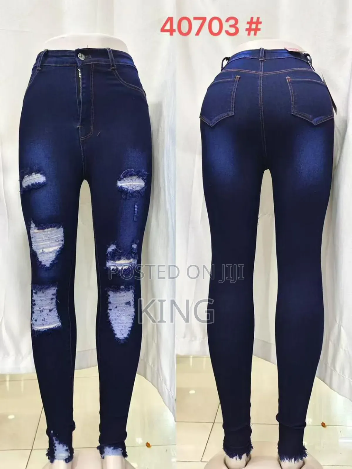 Snug WMNS Damage Jeans
