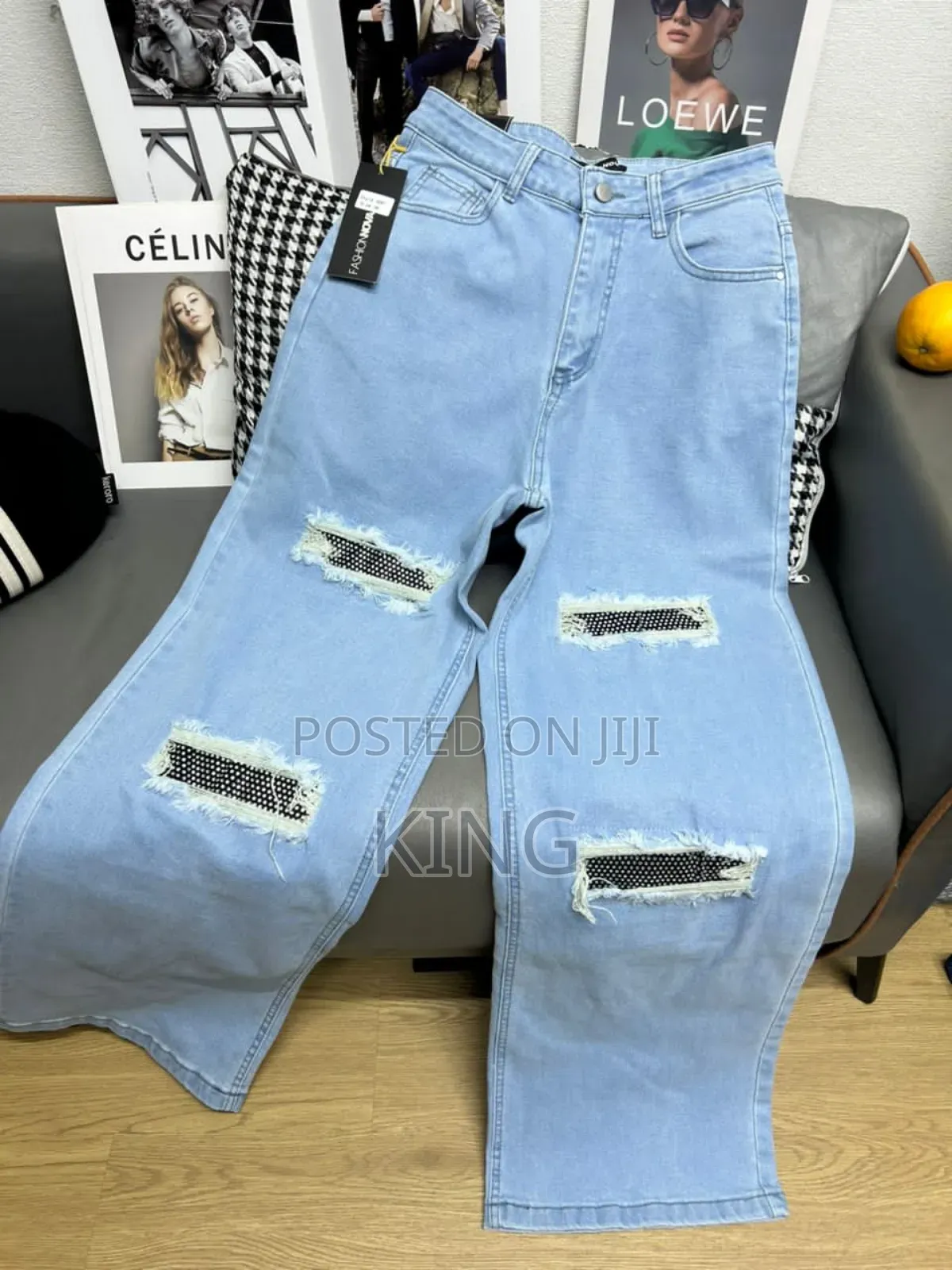 Cozy WMNS Damage Jeans