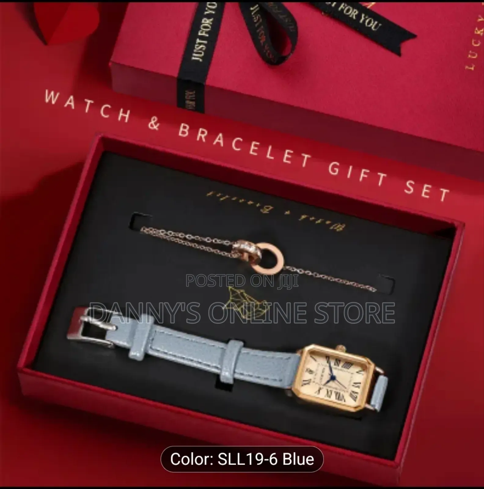 Luckyfox Vintage Casual Business Watch and Bracelet Gift Set, Quartz