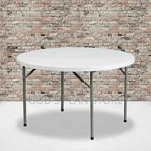 Outdoor Foldable Round Plastic Table