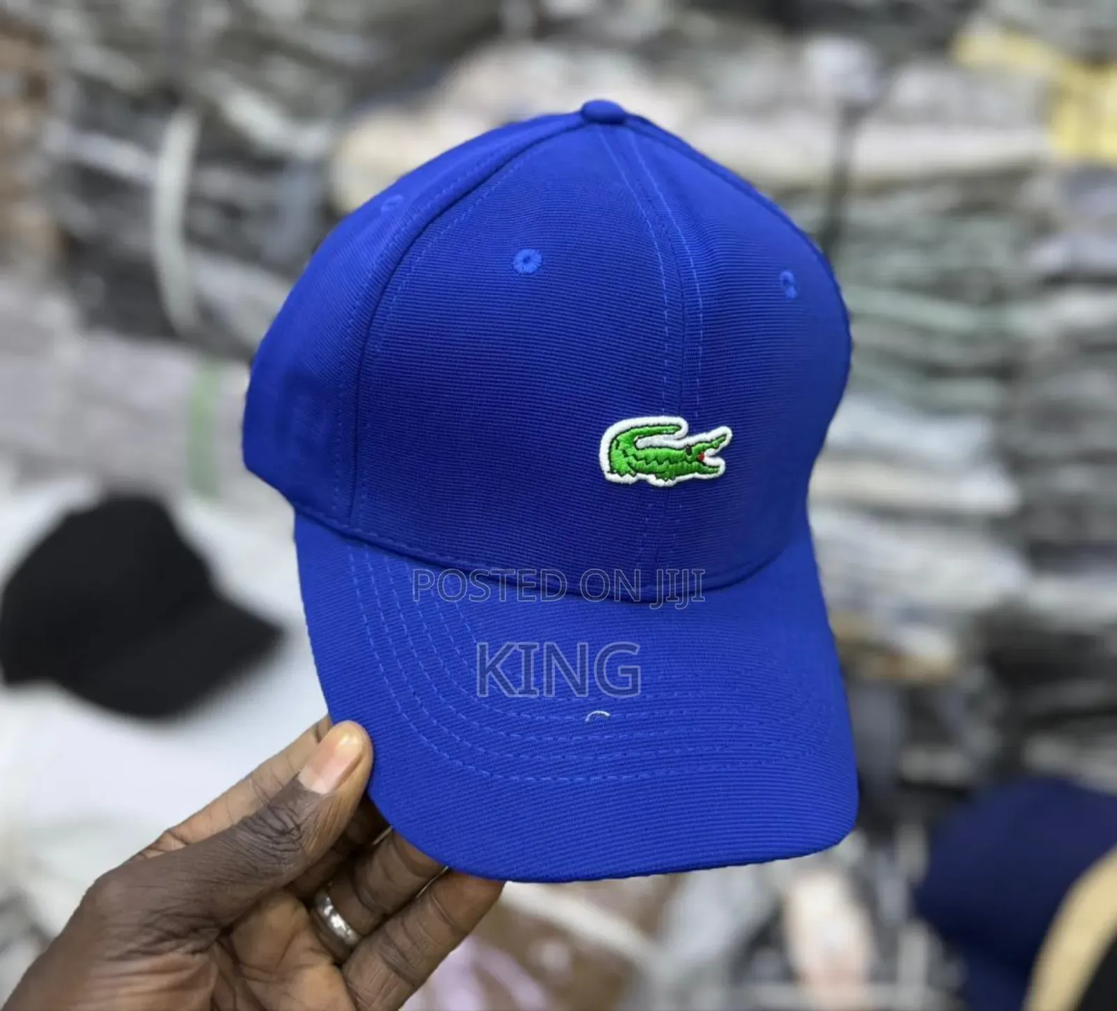 Blue Lacoste Caps