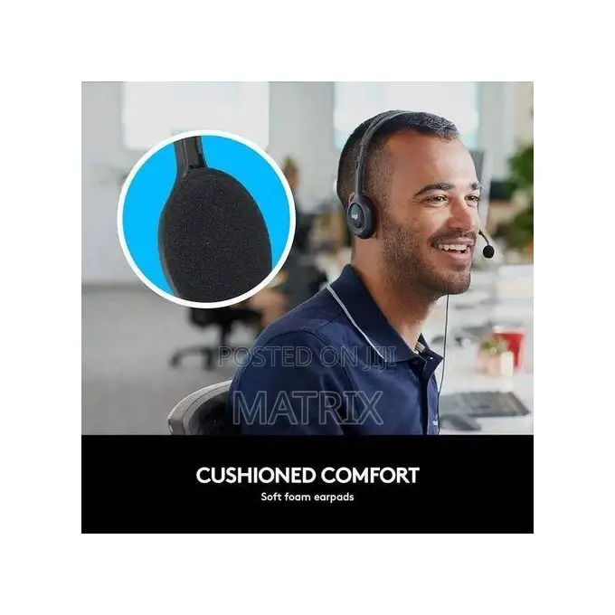 Logitech Wired Stereo Headset With Microphone