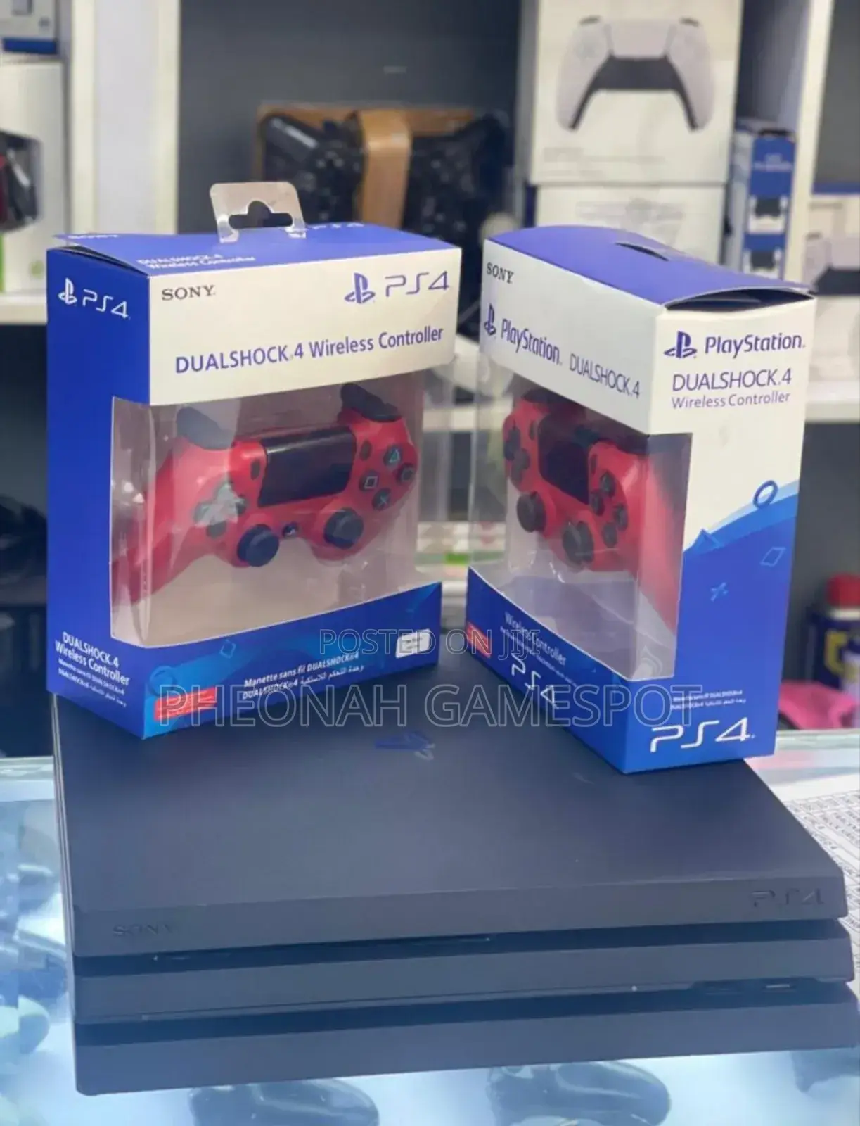 Playstation 4 Pro With 2 Brand New Controllers and Over 20 Games.