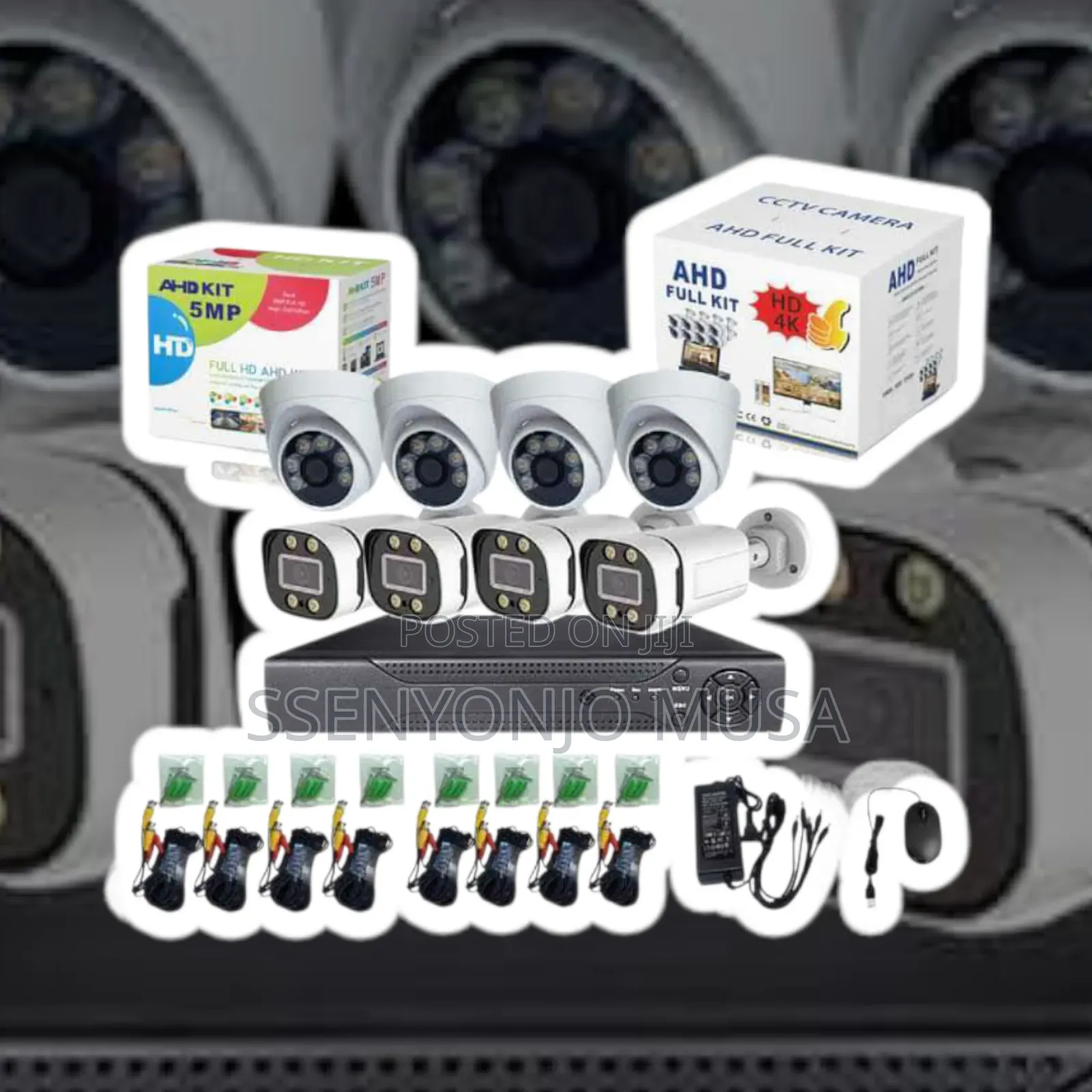 Ahd 8-Channel CCTV Security System - Internet and 5g Viewing
