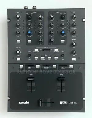 Rane Sixty-One 61 Professional Dj Mixer, 2-Channel, Usb