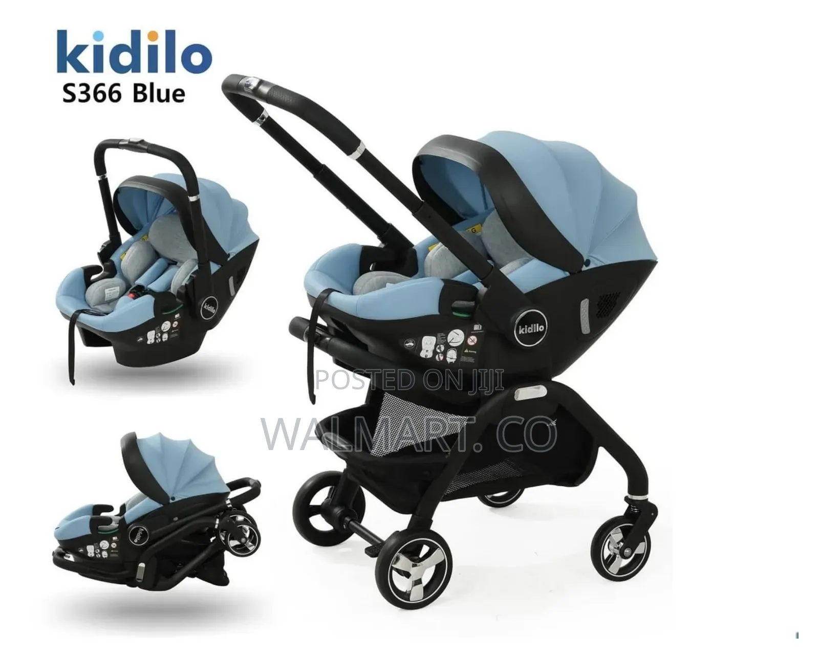 Kidilo 3 in 1 Baby Stroller