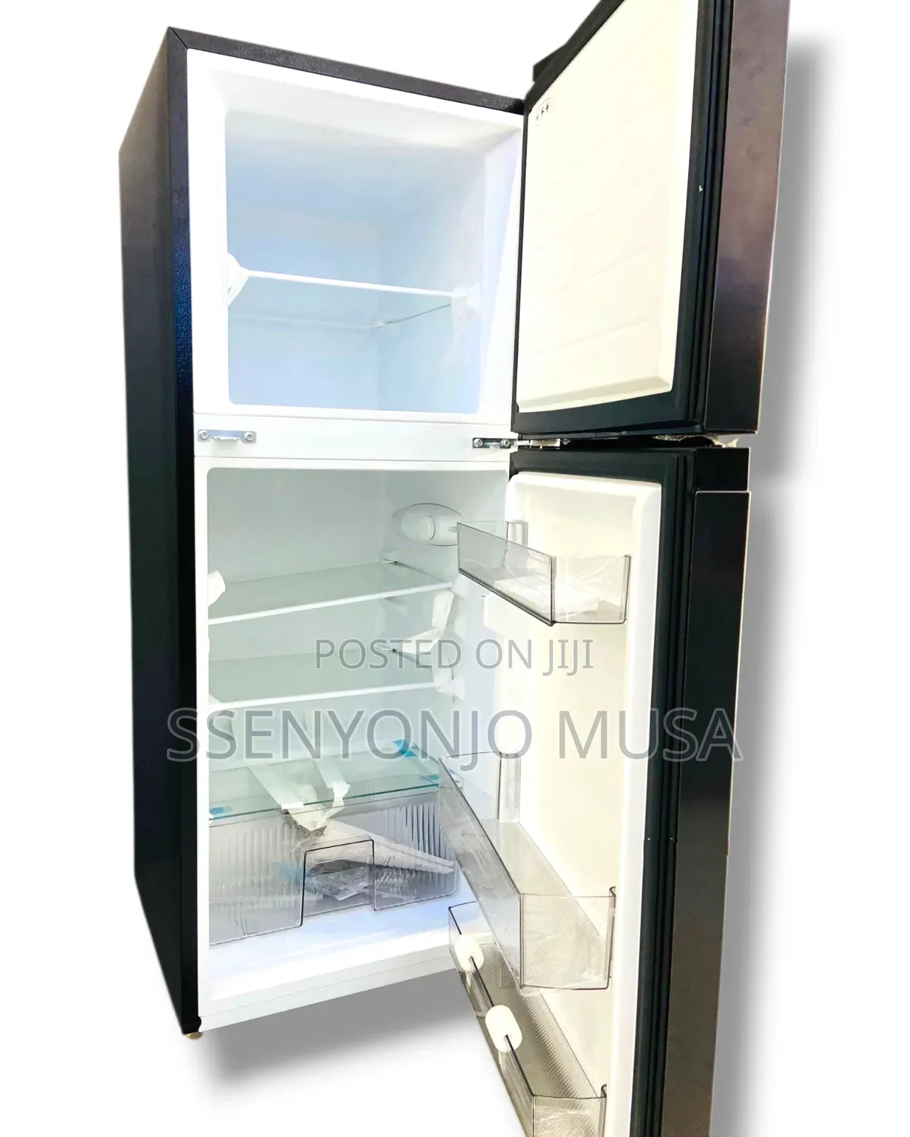 Midea 187l Double Door Fridge With Top Mount Freezer-mdrt187