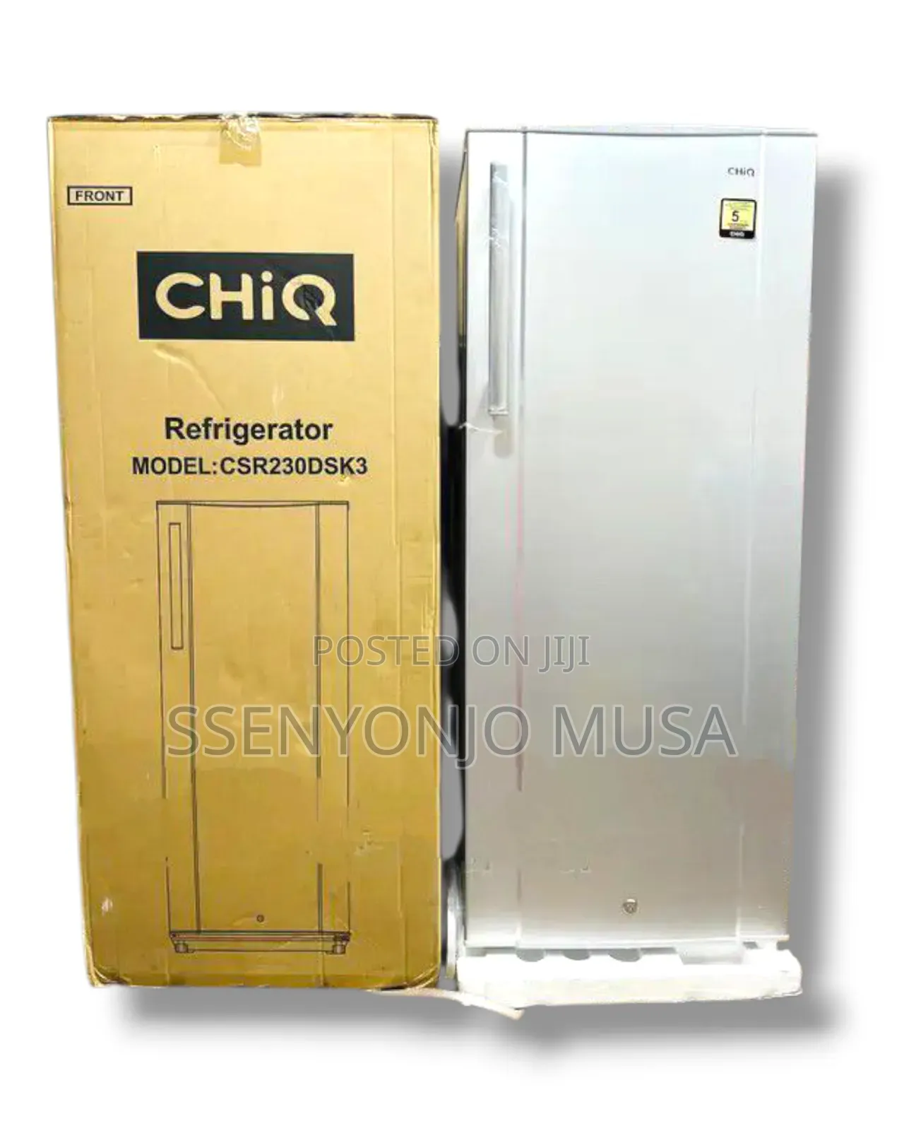 Chiq 230l Single Door Refrigerator - Csr230dsk3