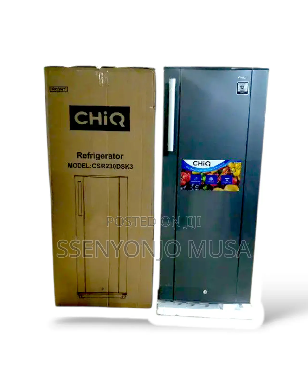 Chiq 230l Single Door Refrigerator - Csr230dsk3