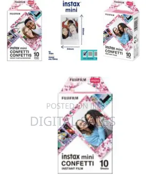 Fujifilm Instax Mini Confetti Film - 10 Exposures