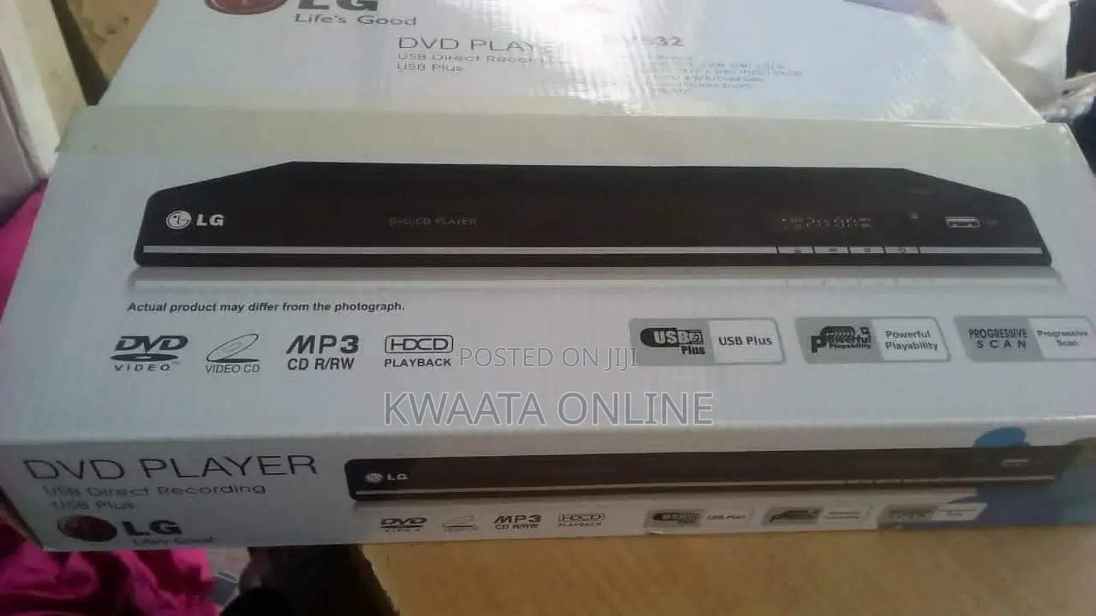 Lg-Compact Hd DVD Player for Tv Hdmi Av Output With Cable Included