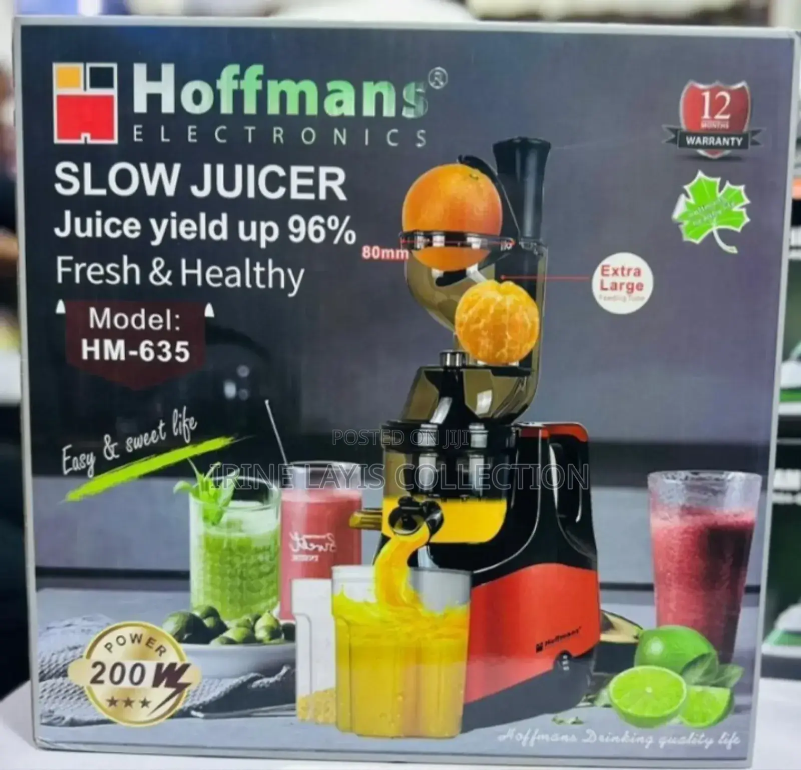 Hoffman Slow Juicer Hm 635