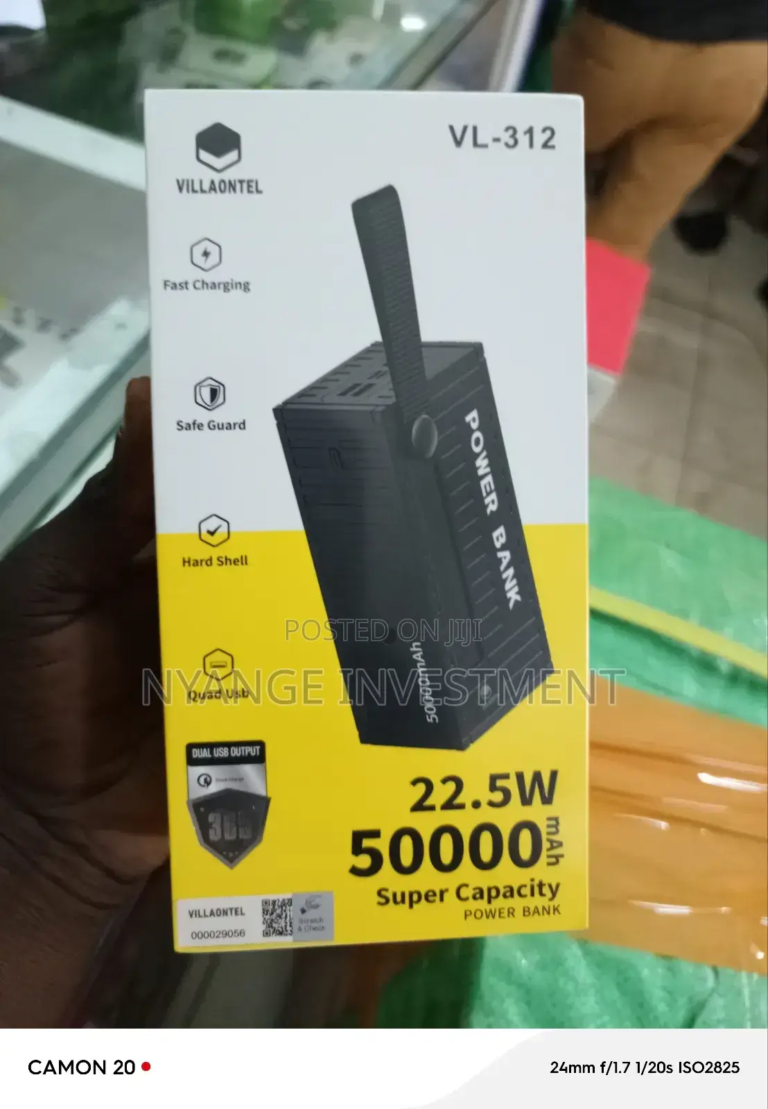 50000mah Fast Charge Power Bank. Villaon Power Bank