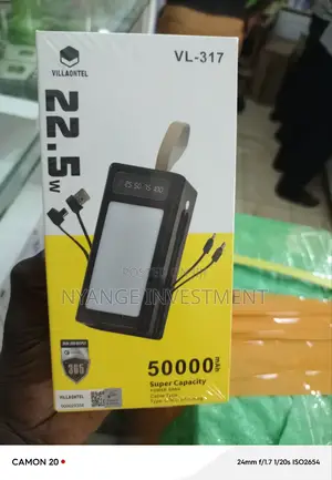 Power Bank 50000mah With Lights. Villaon Power Bank