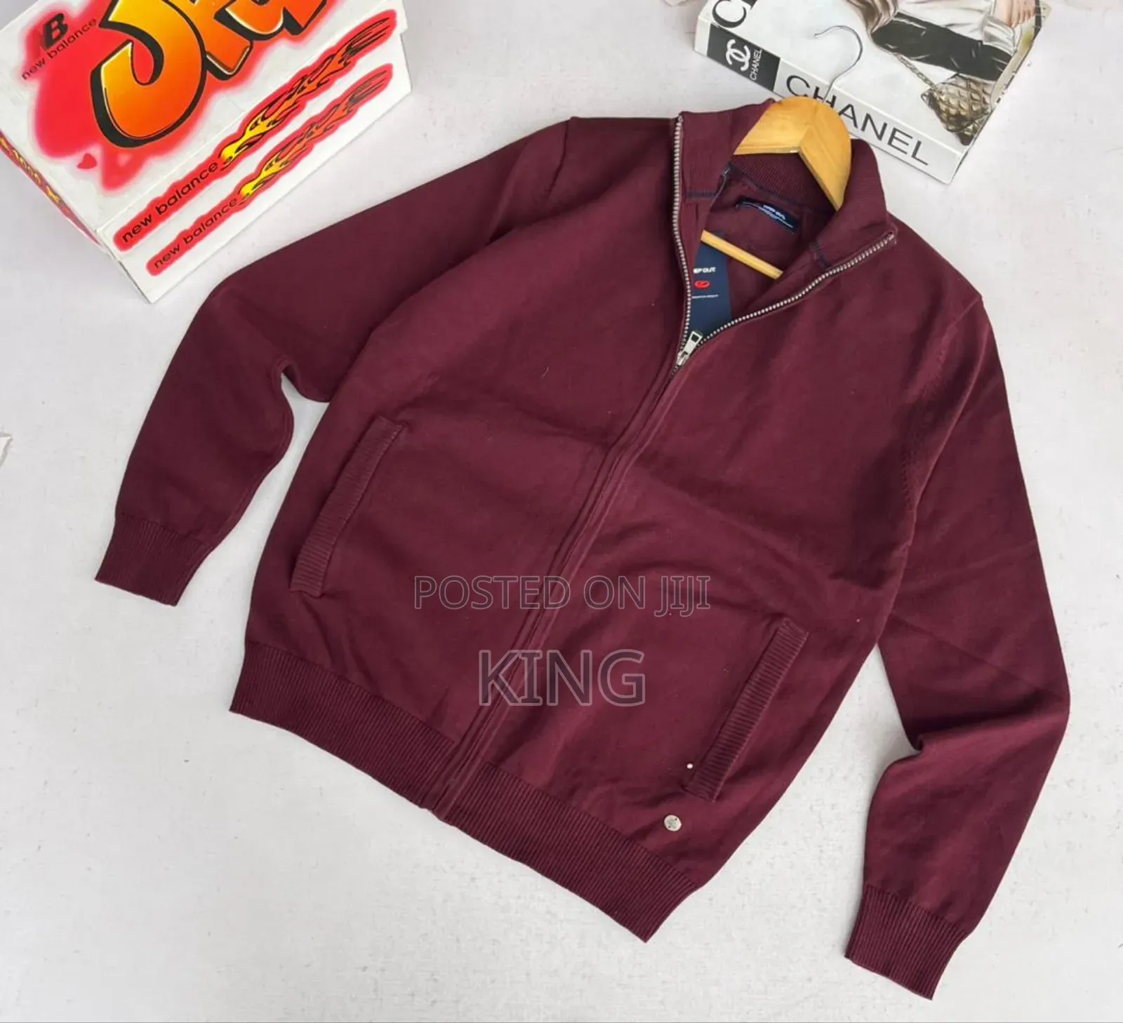 Zip Closure Sweater