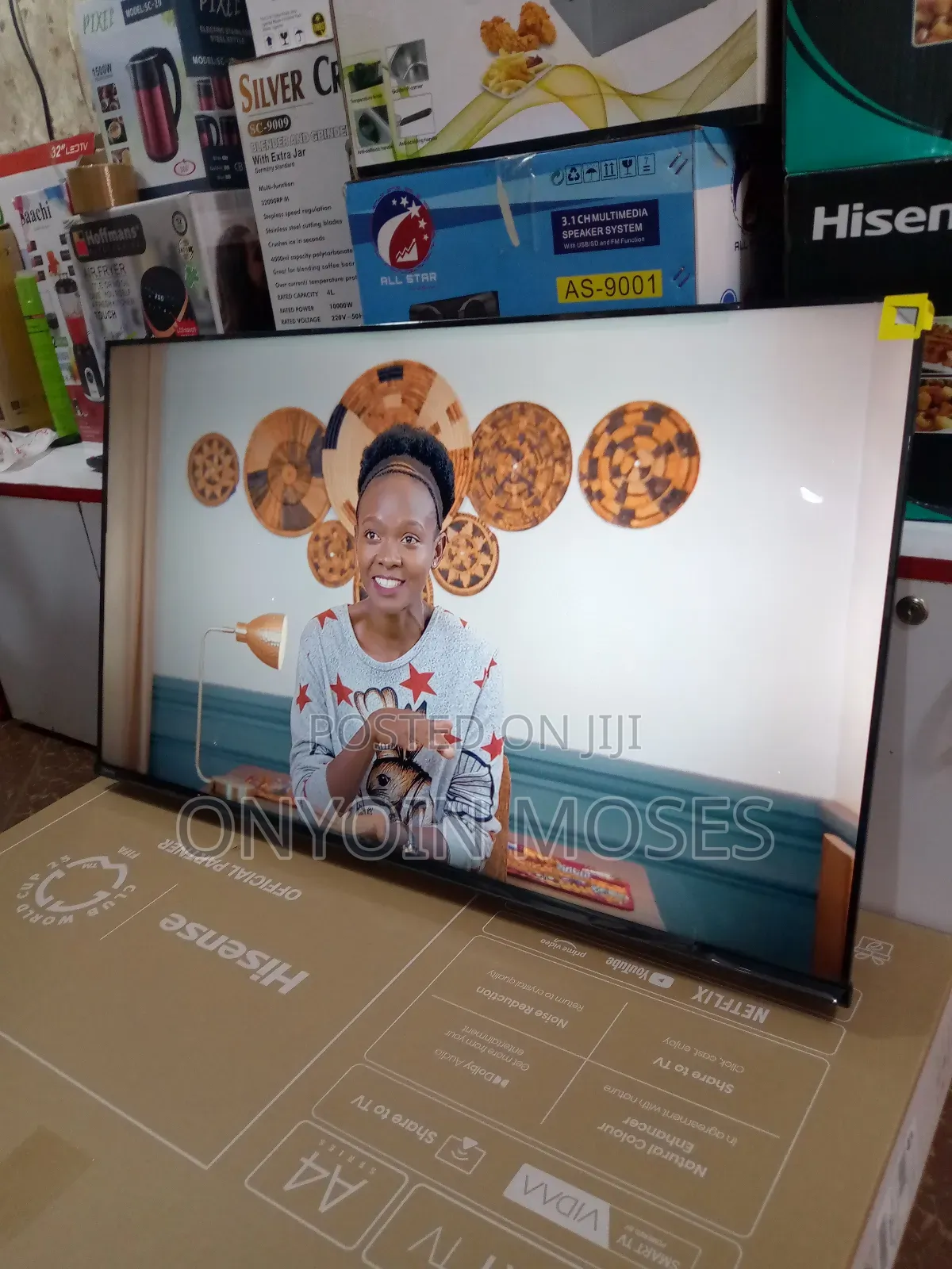 Brand New 43 Inches Hisense A4 Smart Tv