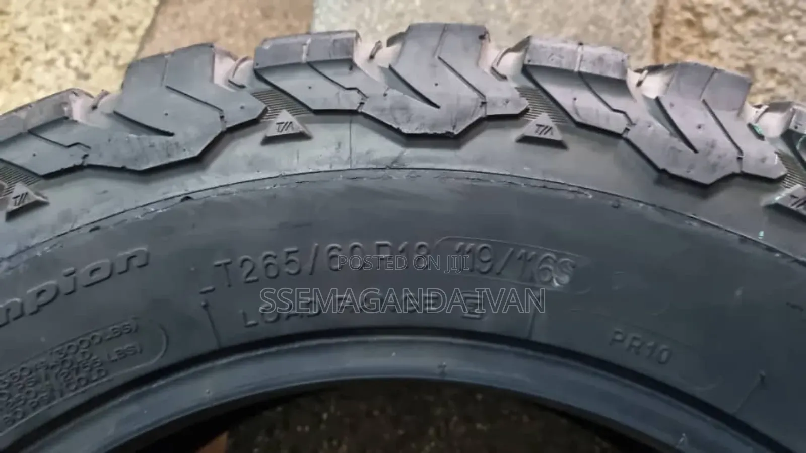 265/60r18 Used Bforeign Goodrich in Good Condition