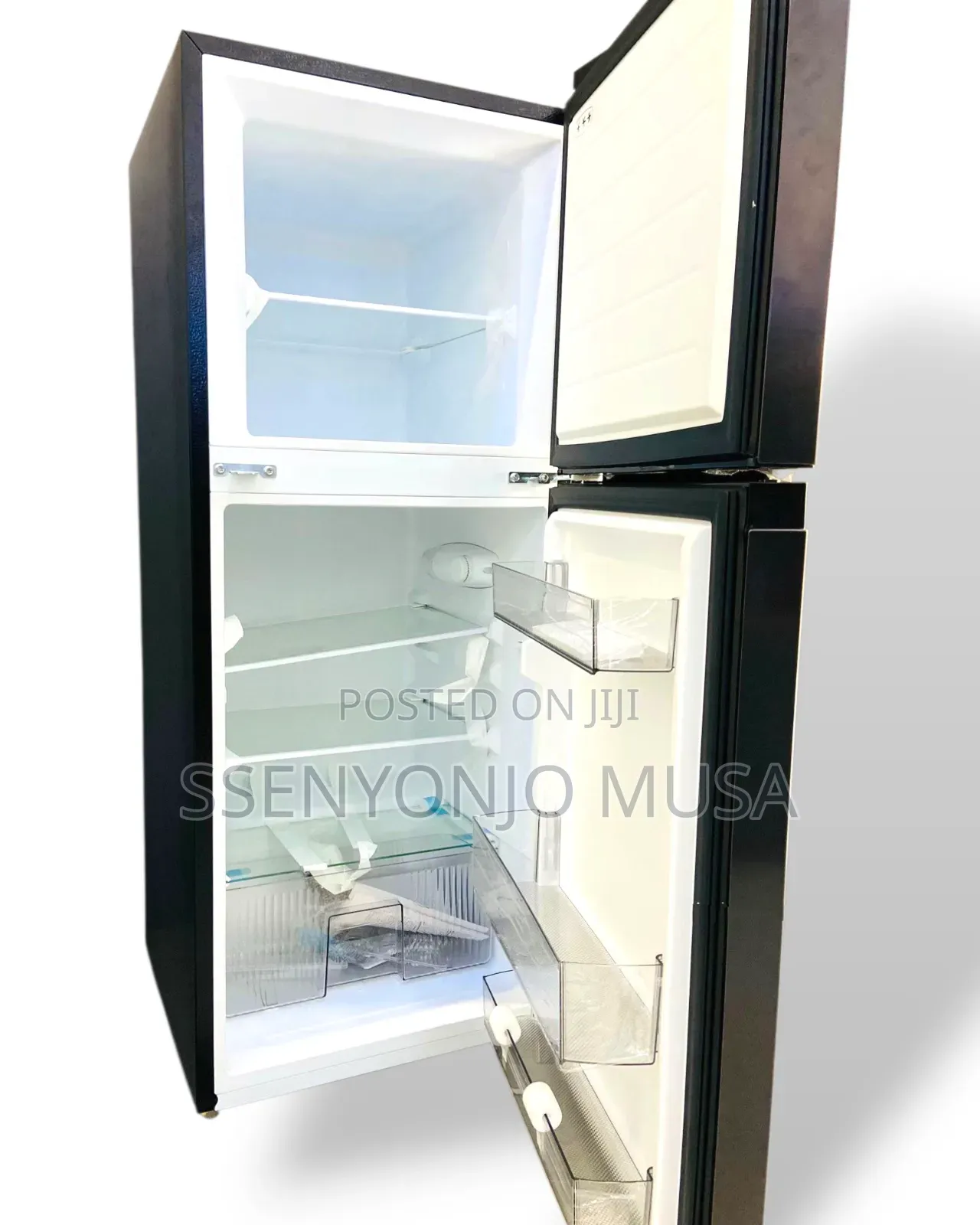 Midea 187l Double Door Fridge With Top Mount Freezer-mdrt187