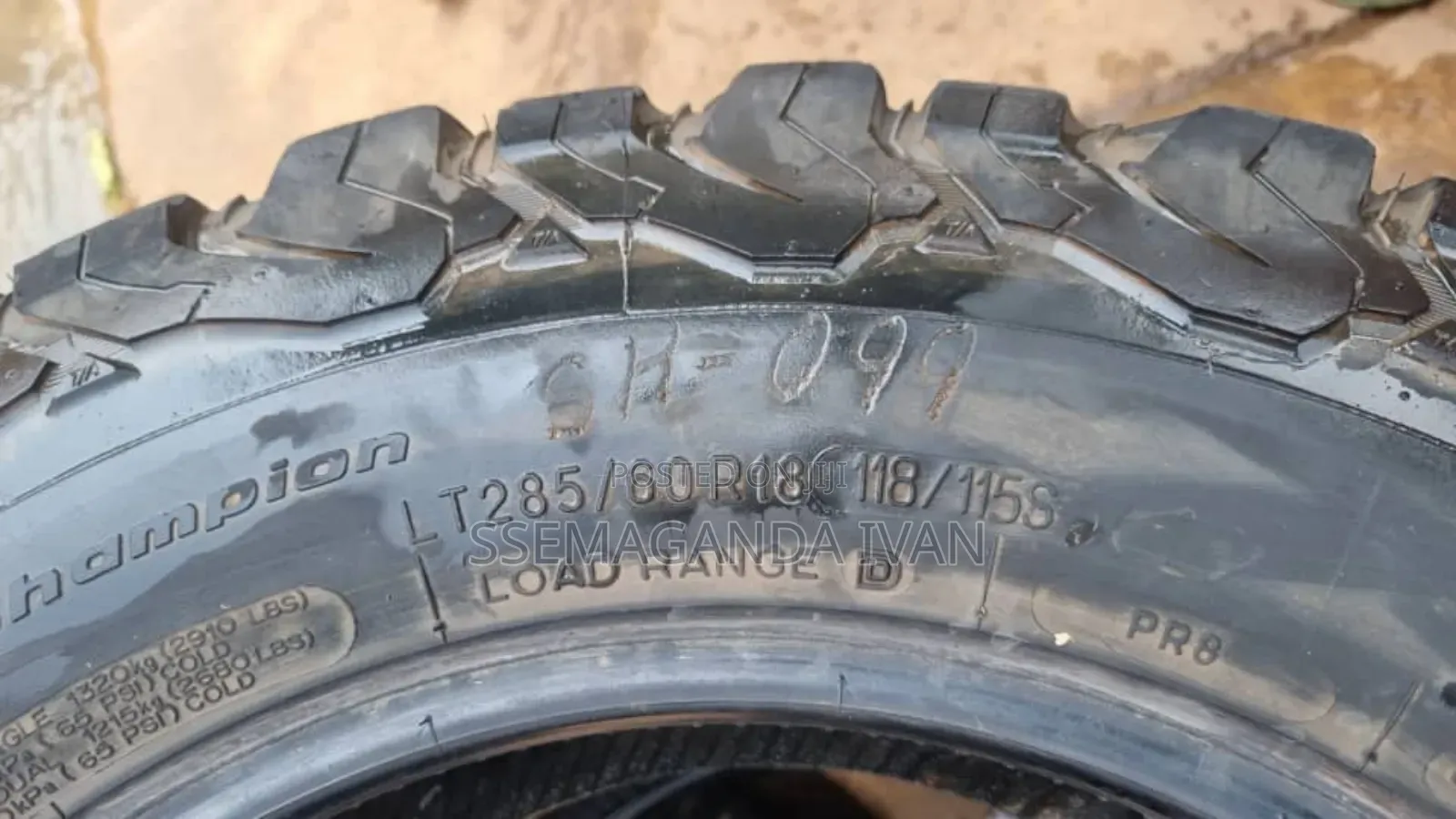 265/60r18 Bf Goodrich Old Tires All Terrain