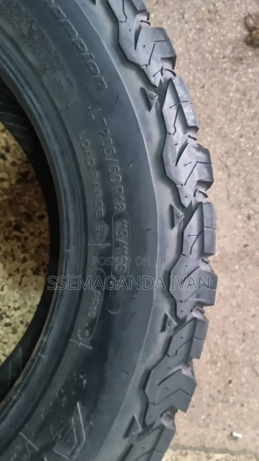 265/60r18 Bf Goodrich Old Tires All Terrain