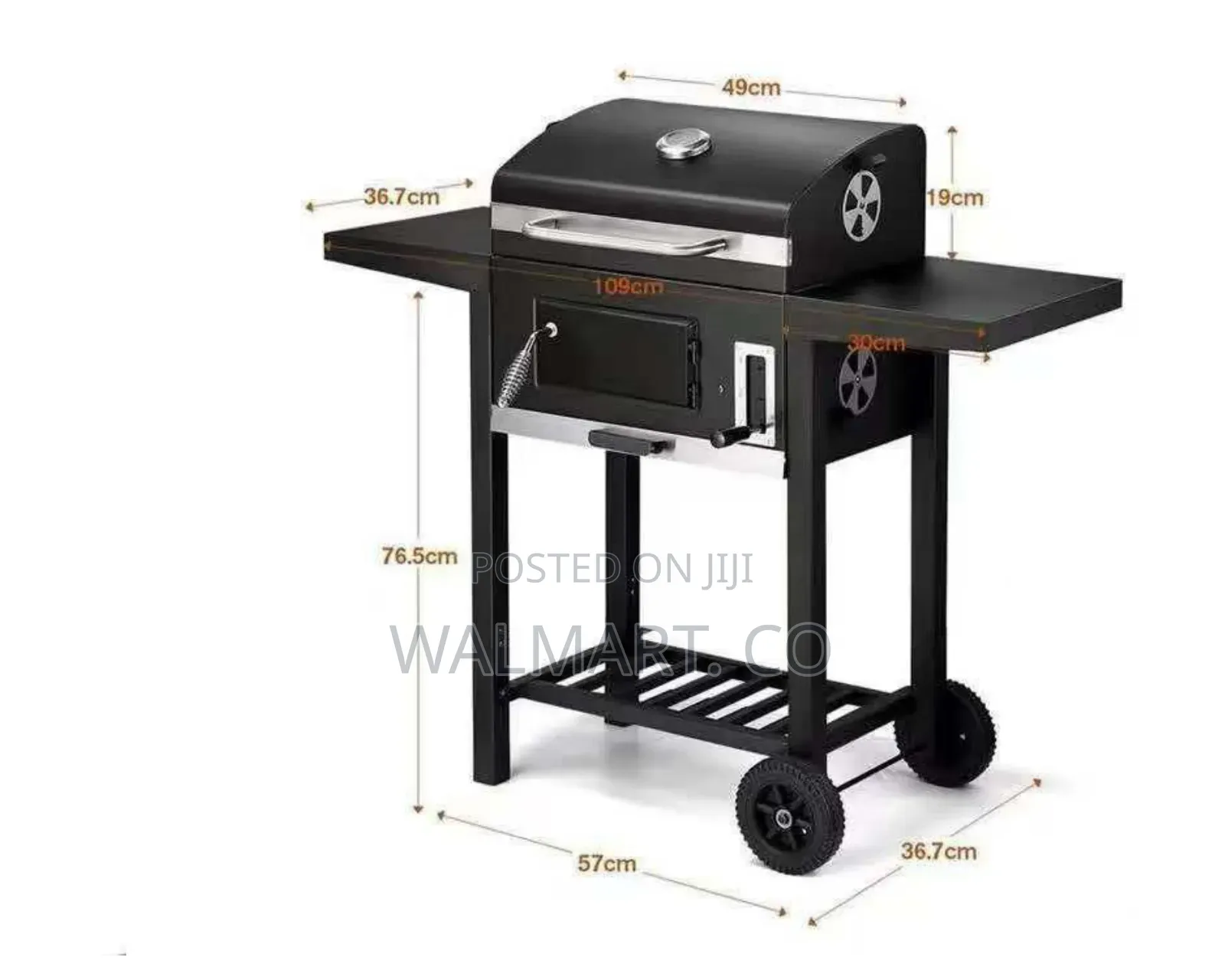 Charcoal BBQ Grill Oven Smoker