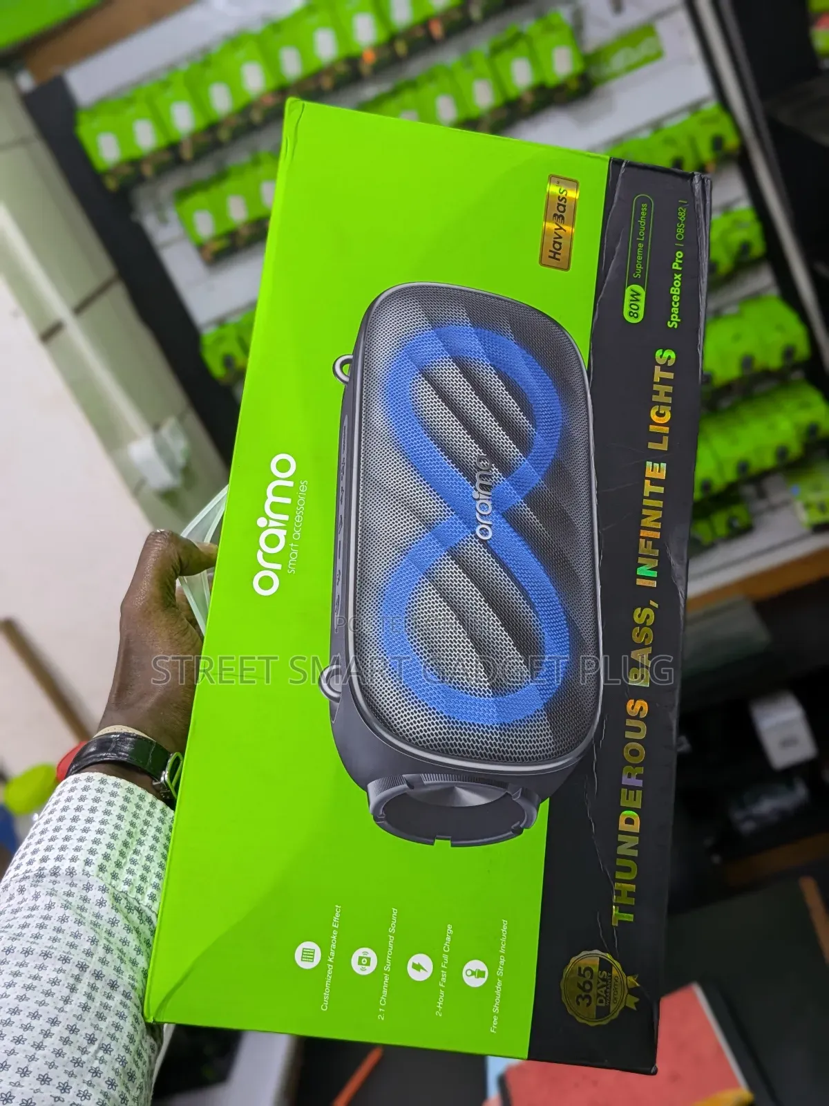 Oraimo Space Box Pro 80watts Bassful Speaker