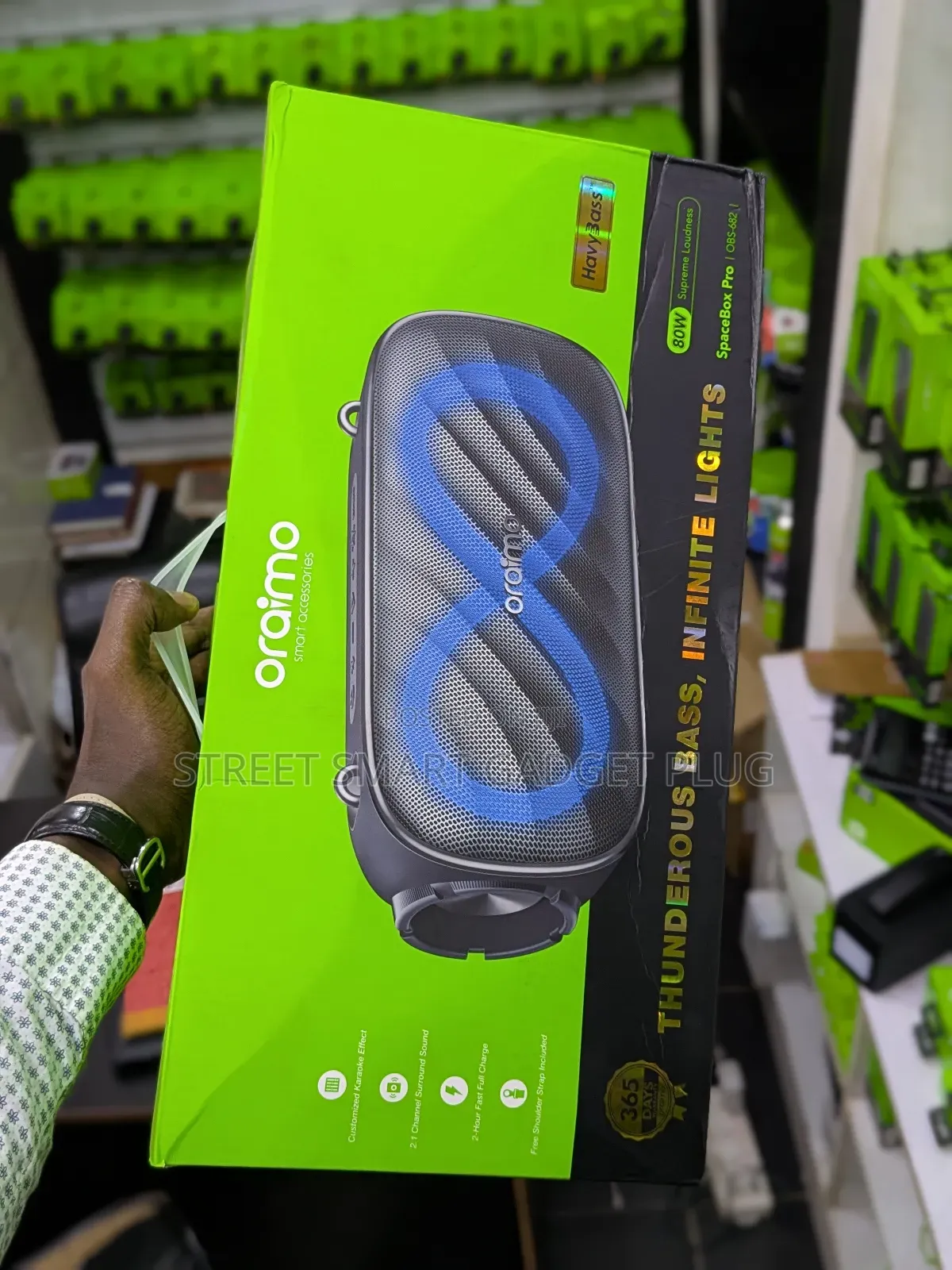 Oraimo Space Box Pro 80watts Bassful Speaker
