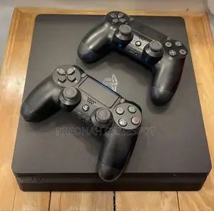 Ps4 Slim Machine With 2 Controller And Over 13 Games