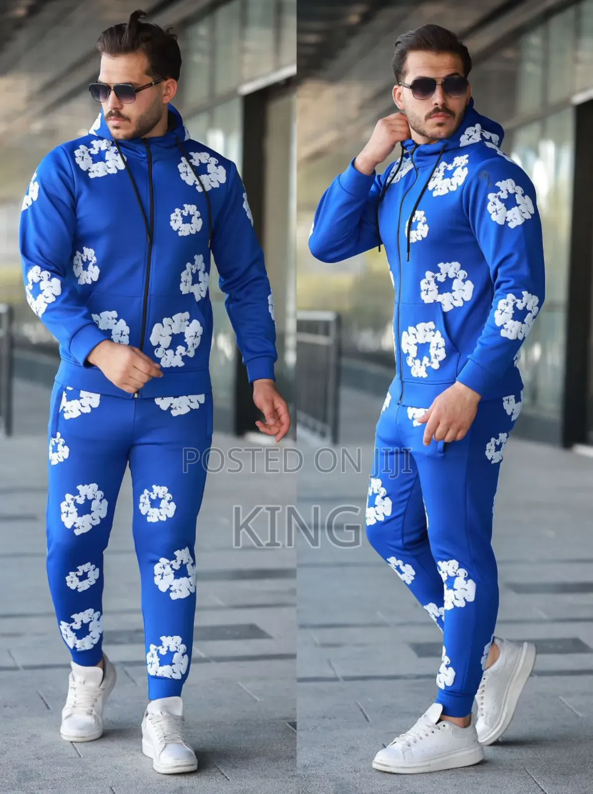 Optimum Floral Set Pants and Hoodie