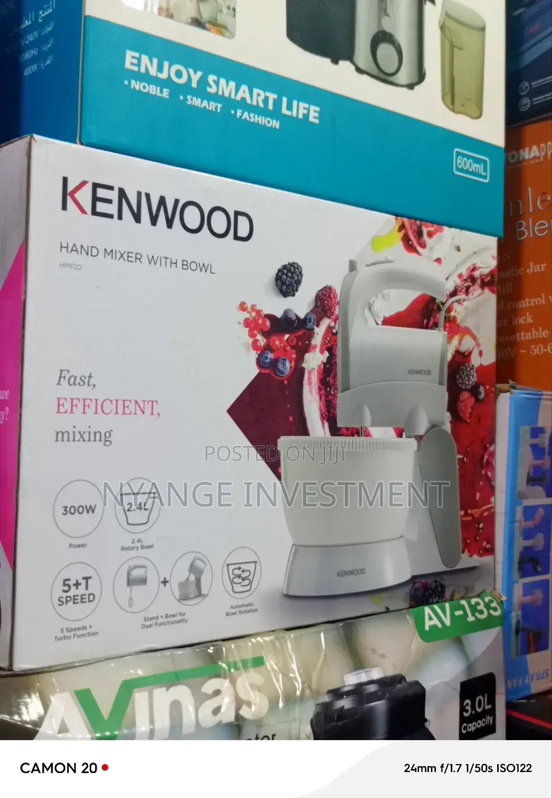 Kenwood Hand Mixer With Bowl. Hand Mixer 2.4l