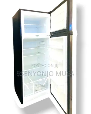 Midea 294l Double Door Fridge Freezer - Black